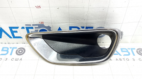 Left fog light frame for Jeep Grand Cherokee WK2 17-22, complete with chrome trim, sand