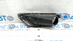 Right fog light frame for Jeep Grand Cherokee WK2 17-22, complete with chrome trim, scratches, crack in mount