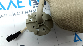 Right visor for Jeep Grand Cherokee WK2 11-22, beige, without hook, with backlight, dry-cleanable, without mounting cover