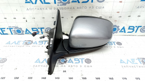 Left side mirror assembly for Jeep Compass 17-24, 2+3 pins, heated, silver PSC, chips, scratches