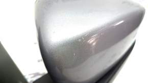 Left side mirror assembly for Jeep Compass 17-24, 2+3 pins, heated, silver PSC, chips, scratches