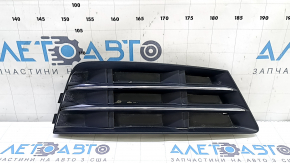 Right front bumper grille for Audi A4 B9 17-17 without radar, chrome, sand