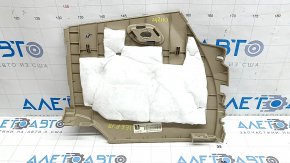 Left side center console trim for Jeep Grand Cherokee WK2 14-22 rear, beige, scratches, needs cleaning