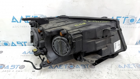 Left front headlight assembly for Jeep Compass 17-21 halogen, with mount, scratches, sand