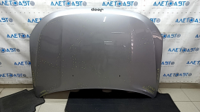 Jeep Compass 17-24 aluminum hood, silver PSC, dents, scratches, painted 0.3-0.45
