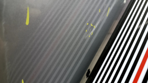 Jeep Compass 17-24 aluminum hood, silver PSC, dents, scratches, painted 0.3-0.45