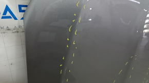 Jeep Compass 17-24 aluminum hood, silver PSC, dents, scratches, painted 0.3-0.45