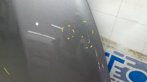 Jeep Compass 17-24 aluminum hood, silver PSC, dents, scratches, painted 0.3-0.45