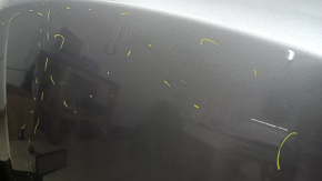 Jeep Compass 17-24 aluminum hood, silver PSC, dents, scratches, painted 0.3-0.45