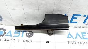 Left front panel trim for Jeep Grand Cherokee WK2 20-22, dark wood with chrome, scratched