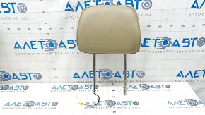 Front right headrest for Jeep Grand Cherokee WK2 14-22, beige leather, ready to clean