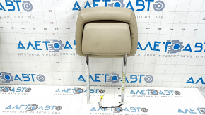 Front right headrest for Jeep Grand Cherokee WK2 14-22, beige leather, ready to clean