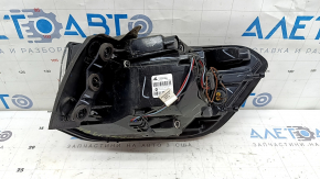 Jeep Compass 19-24 halogen outer fender light, left, cracked glass