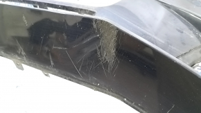 Bare front bumper for Audi A4 B9 17-19 without washers, for 4 parking sensors, blue, without plug, broken mount