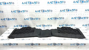 Set of floor mats for Jeep Grand Cherokee WK2 11-22, black rubber, without fasteners