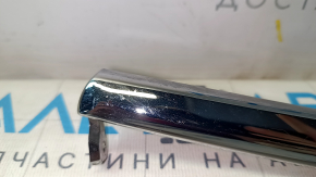 Front bumper molding, chrome, upper right, Mitsubishi Outlander 16-22 rest, scratches