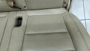 Left rear seat for a Jeep Grand Cherokee WK2 18-22, beige leather, dry-cleanable, with belt, dents, scratches