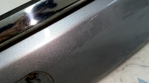 Jeep Compass 17-21 tailgate trim panel under glass, with chrome molding, with license plate light strip, with wiring, scratches