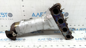Exhaust manifold with catalytic converter for Jeep Compass 17-22 2.4 without front guards, rusty