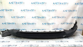 Bare rear bumper, lower part, Jeep Compass 17-22, without parking sensors, structure, scratches, tears, dented, broken mount