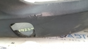 Bare rear bumper, lower part, Jeep Compass 17-22, without parking sensors, structure, scratches, tears, dented, broken mount