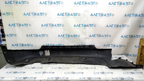 Bare rear bumper, lower part, Jeep Compass 17-22, without parking sensors, structure, scratches, tears, dented, broken mount