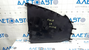 Left side center console trim for Toyota Prius 30 10-15, black, scratches, broken mount