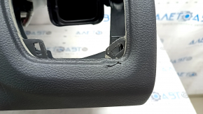 Jeep Compass 17-21 black, scratched dashboard with airbag