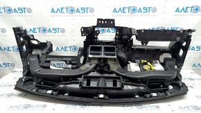 Jeep Compass 17-21 black, scratched dashboard with airbag