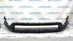 Bare front bumper, lower part, Jeep Compass 17-21, structure, chrome molding, scratches