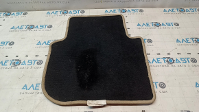 Rear left interior mat for VW Passat B7 12-15 USA, beige cloth