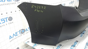 Rear bumper bare Toyota Prius 30 10-15 black, Taiwan, scratches, dents, cracks