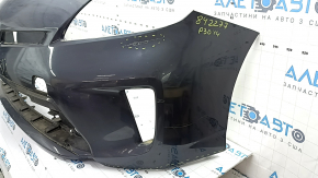 Front bumper bare Toyota Prius 30 13-15 rest, graphite, torn, dented, broken fasteners, fake