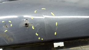 Front bumper bare Toyota Prius 30 13-15 rest, graphite, torn, dented, broken fasteners, fake