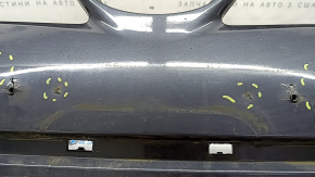 Front bumper bare Toyota Prius 30 13-15 rest, graphite, torn, dented, broken fasteners, fake