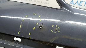 Front bumper bare Toyota Prius 30 13-15 rest, graphite, torn, dented, broken fasteners, fake