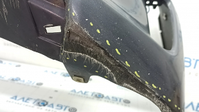 Front bumper bare Toyota Prius 30 13-15 rest, graphite, torn, dented, broken fasteners, fake