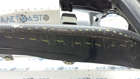 Front bumper bare Toyota Prius 30 13-15 rest, graphite, torn, dented, broken fasteners, fake