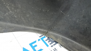 Front bumper bare Toyota Prius 30 13-15 rest, graphite, torn, dented, broken fasteners, fake