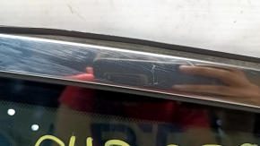 Rear left window with blind glass, Infiniti JX35 QX60 13-20, scratches on chrome