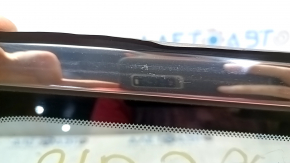Rear left window with blind glass, Infiniti JX35 QX60 13-20, scratches on chrome, scratch on glass