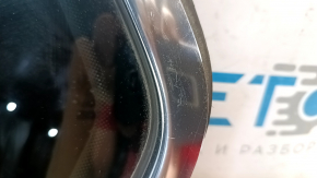 Rear left window, blind glass, VW Passat b7 12-15 USA, chrome, scratches on chrome, scratches on glass