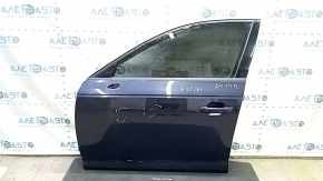 Front left door assembly for Audi A4 B9 17-19 blue LX5R, keyless, dented