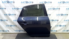 Door assembly rear right Audi A4 B9 17-19 blue LX5R, keyless, bumper