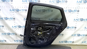 Door assembly rear right Audi A4 B9 17-19 blue LX5R, keyless, bumper
