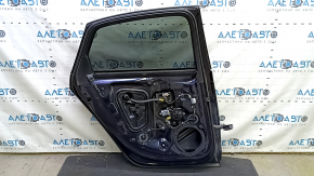 Rear left door assembly for Audi A4 B9 17-19 blue LX5R, keyless, bumper