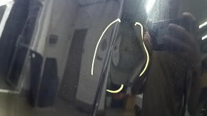 Bare hood of an Audi A4 B9 17-25 steel, blue LX5R, dented