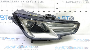 Right front headlight assembly for Audi A4 B9 17-19 xenon + LED, sand