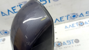 Left side mirror assembly for Toyota Prius 30 10-15, 5 pins, graphite, peeling coating