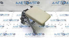Audi A4 B9 17-19 center console armrest, beige leather, with bracket